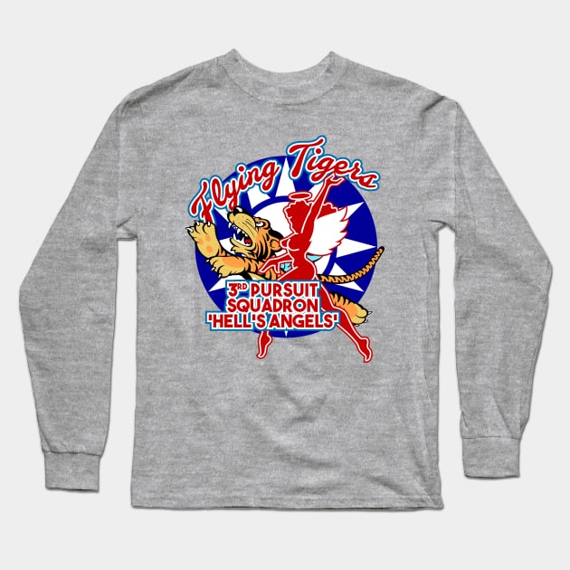 Flying Tigers Long Sleeve T-Shirt by MBK